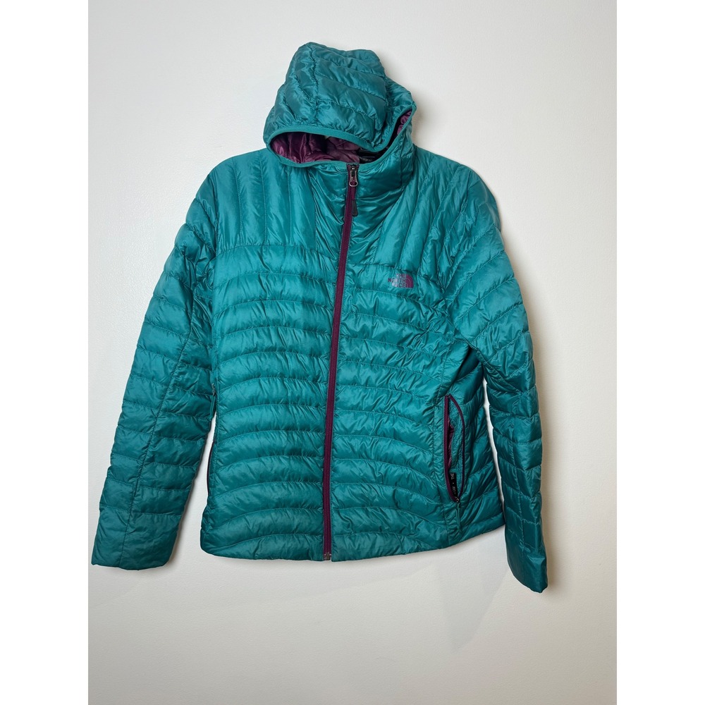 The North Face Pertex Quantum Puffer Jacket Sz M Hooded Down Quilted Packable